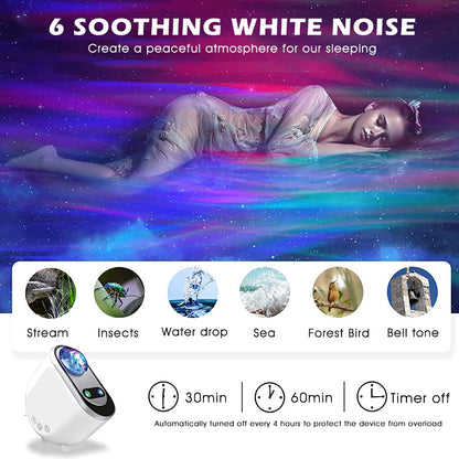 3In1 Bluetooth Aurora Light Projector Lamp